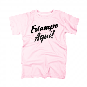 Camiseta Rosa Bebê Malha 100% algodão 30.1 Gola redonda Estampa Colorida ou Preto e Branco 100% Algodão Estamparia Camiseta personalizada colorida disponível do P ao GG Másculino